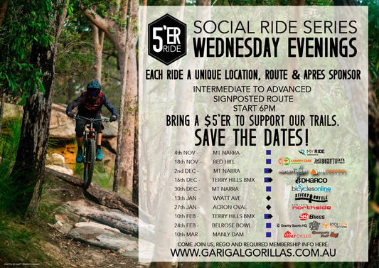 2020 Garigal Gorillas Fiver Rides