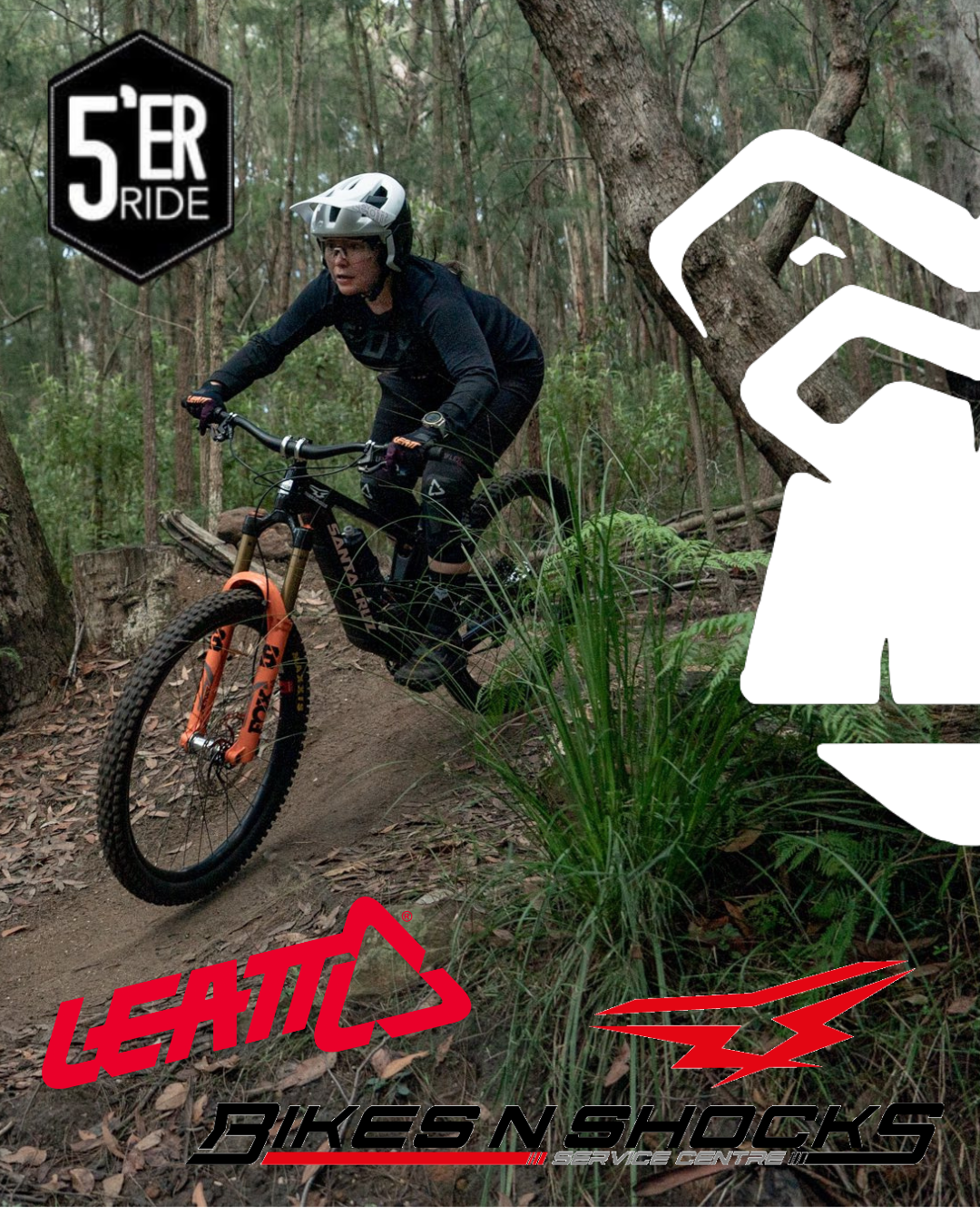 Fiver Ride Tickets 22/10/25 - Sponsored by Bikesnshocks & LEATT (HALLOWEEN SPECIAL)