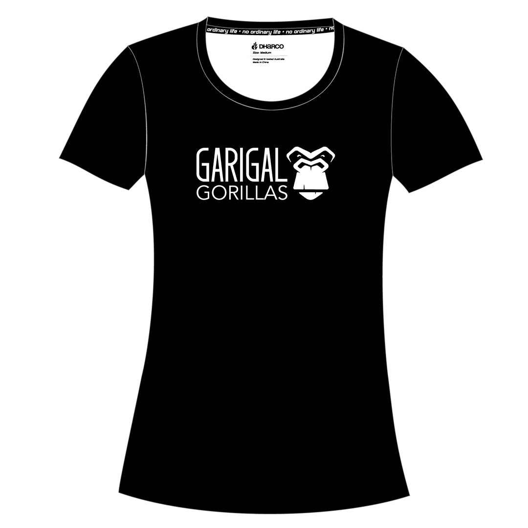 Garigal Gorillas x DHaRCO |Tech Tees Black