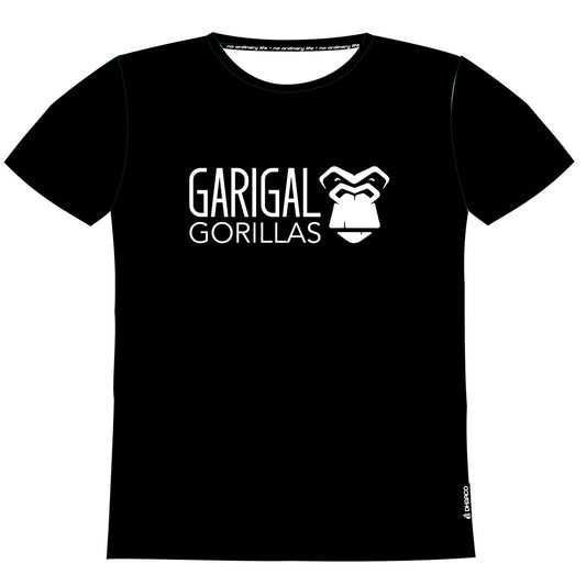 Garigal Gorillas Tech Tees Black